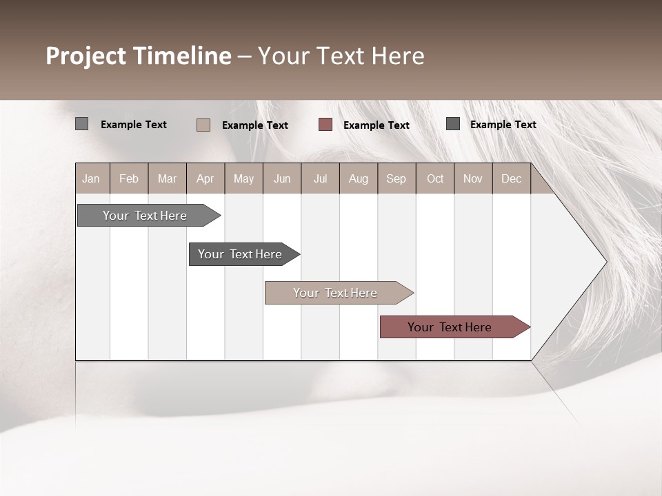 A Man And A Woman Are Looking Into Each Other's Eyes PowerPoint Template