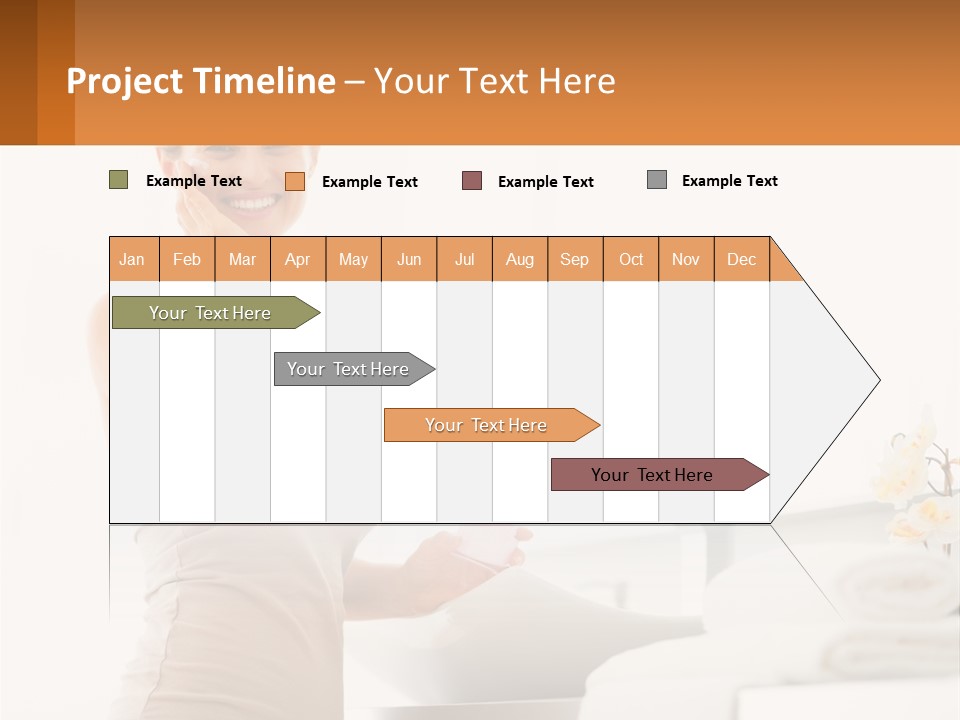 A Woman In A Tan Tank Top Holding A Soap Bar PowerPoint Template