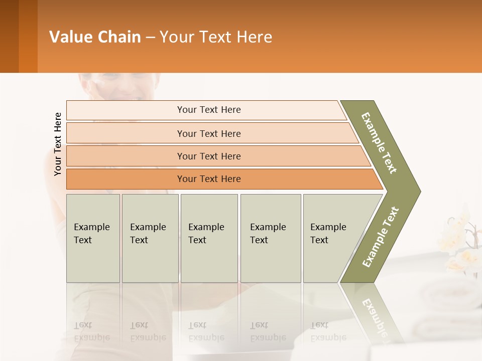 A Woman In A Tan Tank Top Holding A Soap Bar PowerPoint Template