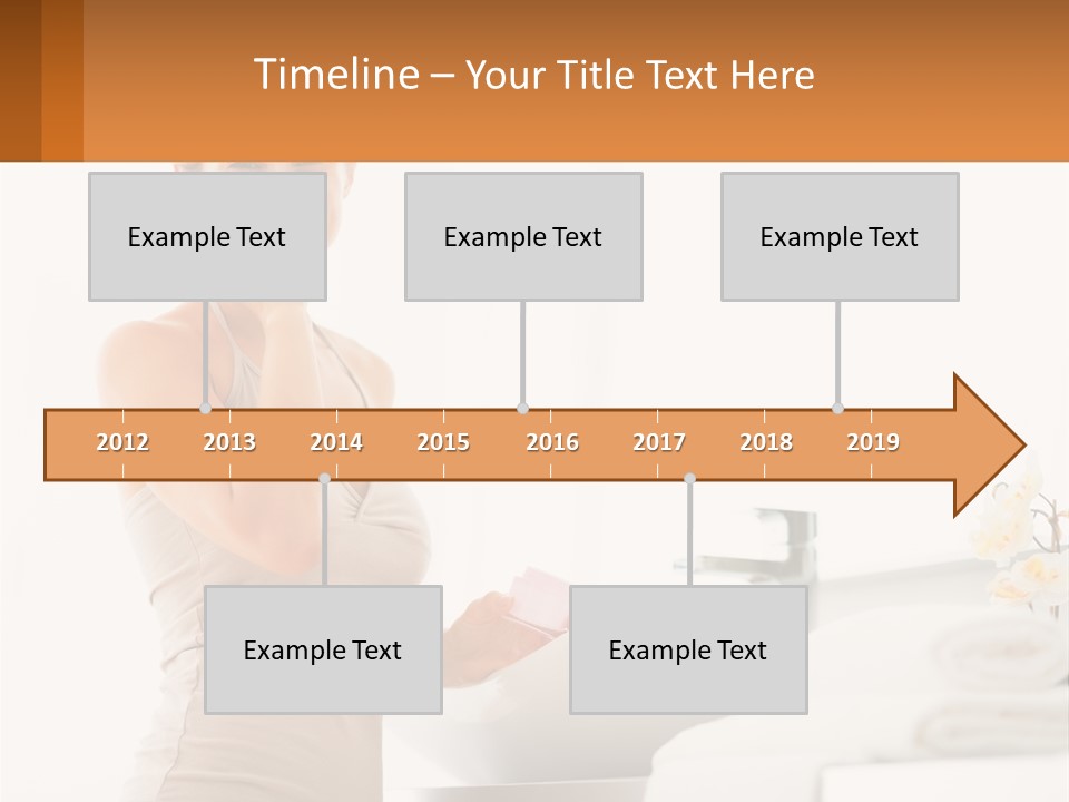 A Woman In A Tan Tank Top Holding A Soap Bar PowerPoint Template