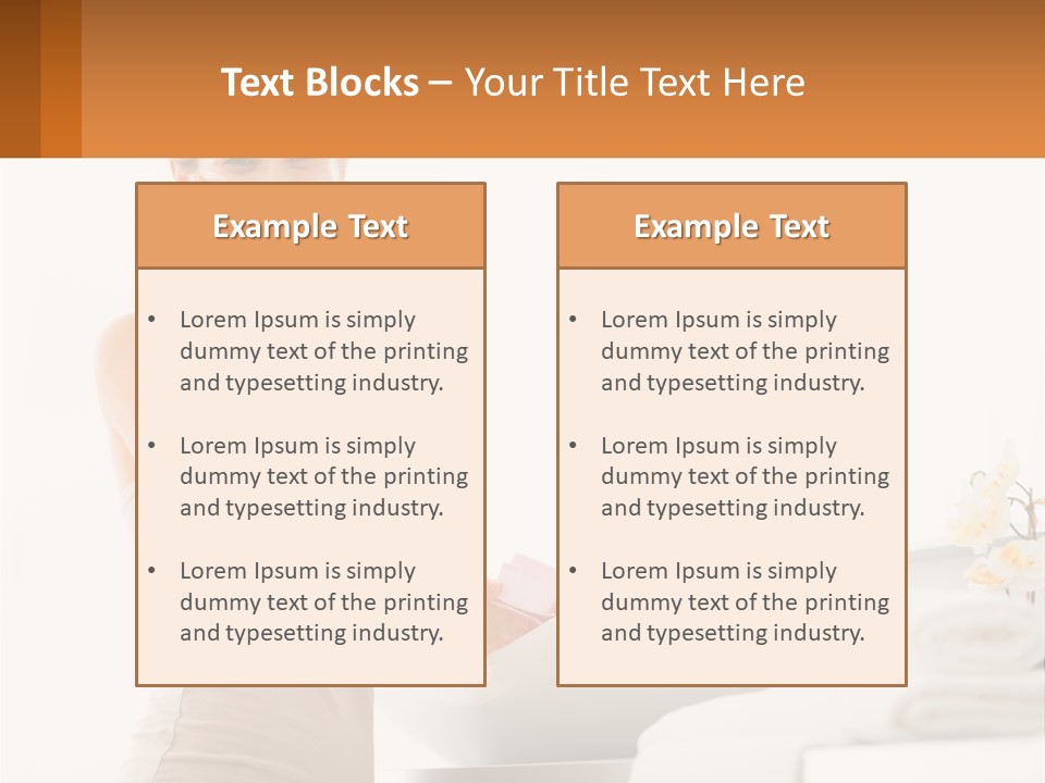 A Woman In A Tan Tank Top Holding A Soap Bar PowerPoint Template