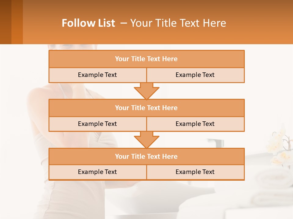A Woman In A Tan Tank Top Holding A Soap Bar PowerPoint Template