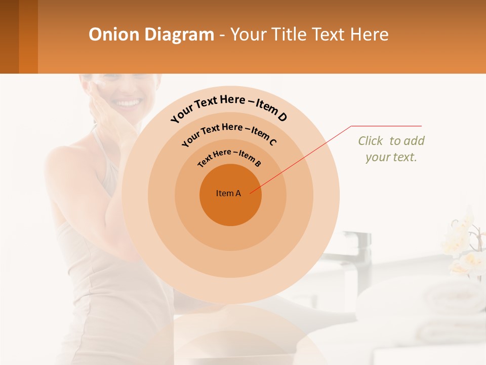 A Woman In A Tan Tank Top Holding A Soap Bar PowerPoint Template