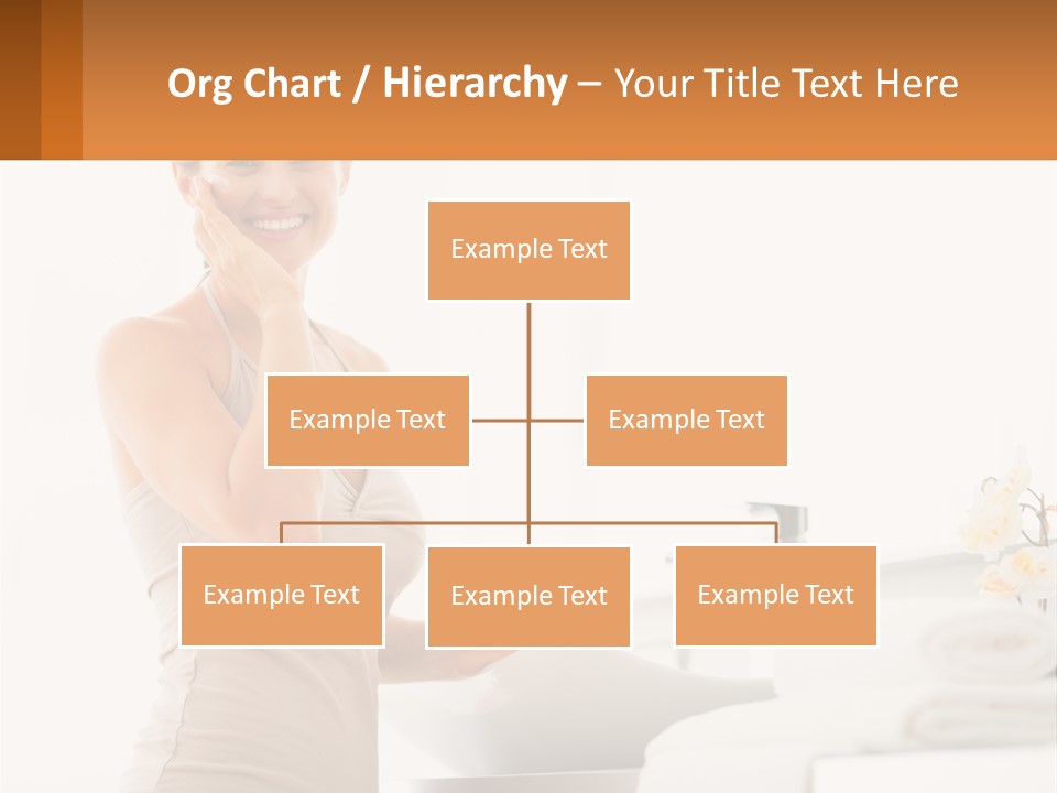 A Woman In A Tan Tank Top Holding A Soap Bar PowerPoint Template