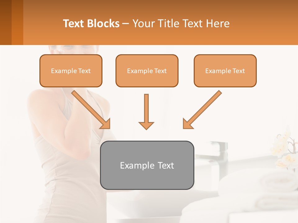 A Woman In A Tan Tank Top Holding A Soap Bar PowerPoint Template