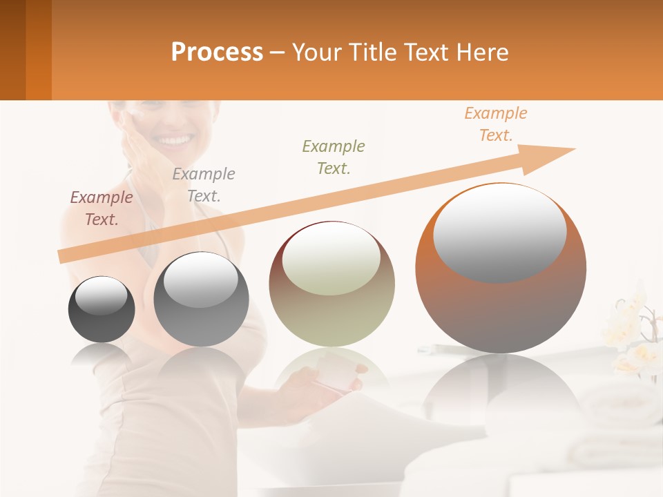 A Woman In A Tan Tank Top Holding A Soap Bar PowerPoint Template