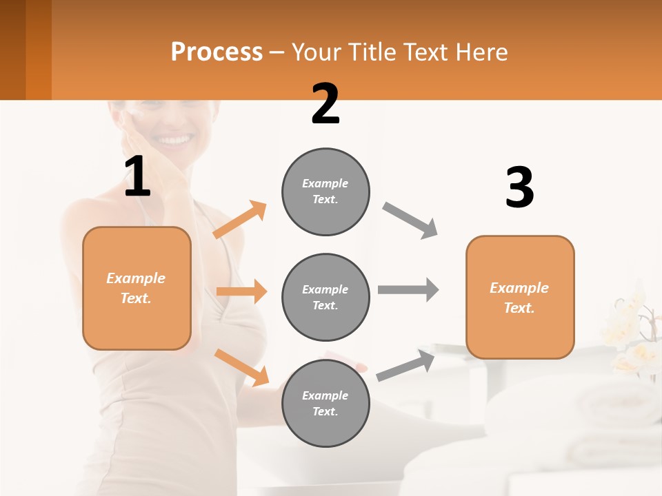 A Woman In A Tan Tank Top Holding A Soap Bar PowerPoint Template