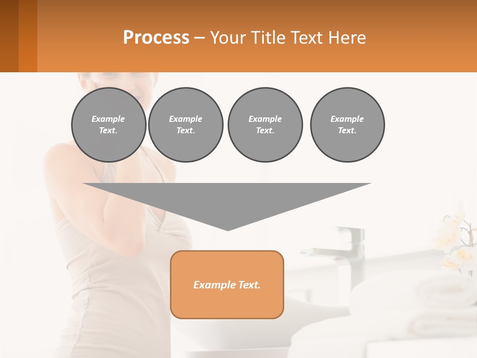 A Woman In A Tan Tank Top Holding A Soap Bar PowerPoint Template