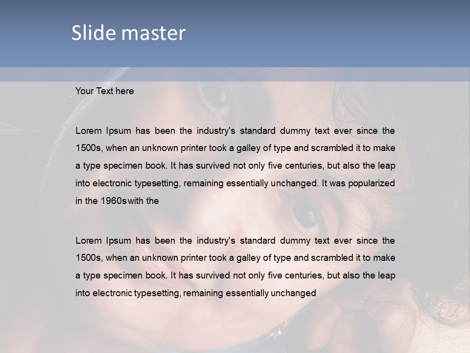 A Woman Is Smiling While Leaning Against A Wall PowerPoint Template