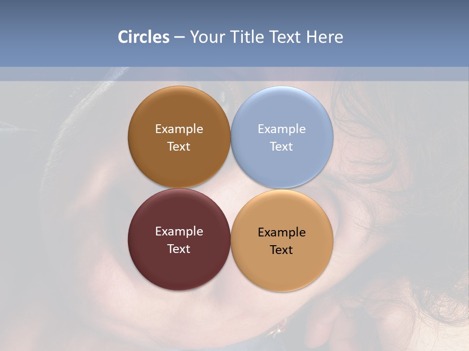 A Woman Is Smiling While Leaning Against A Wall PowerPoint Template