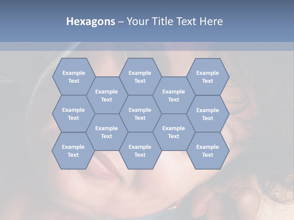 A Woman Is Smiling While Leaning Against A Wall PowerPoint Template