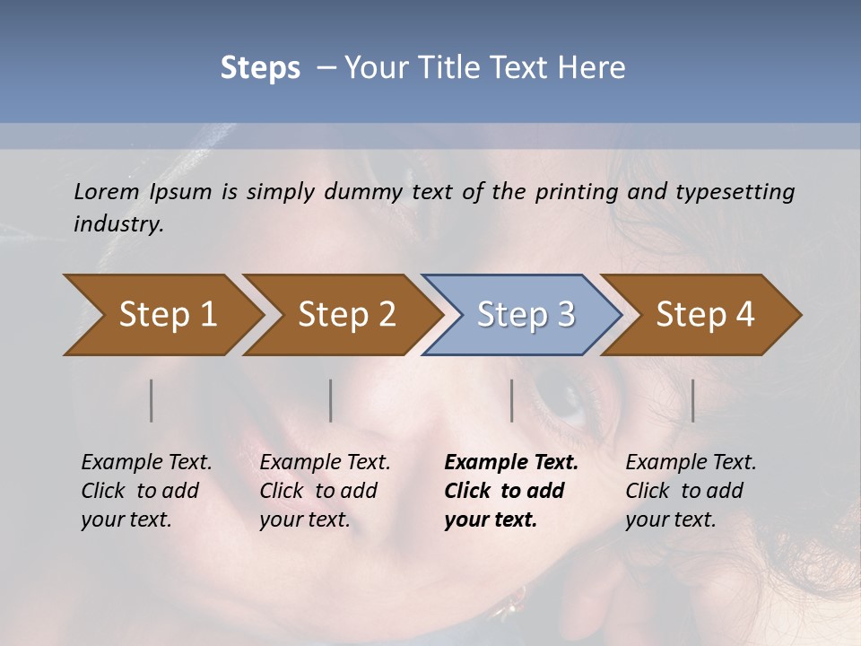 A Woman Is Smiling While Leaning Against A Wall PowerPoint Template