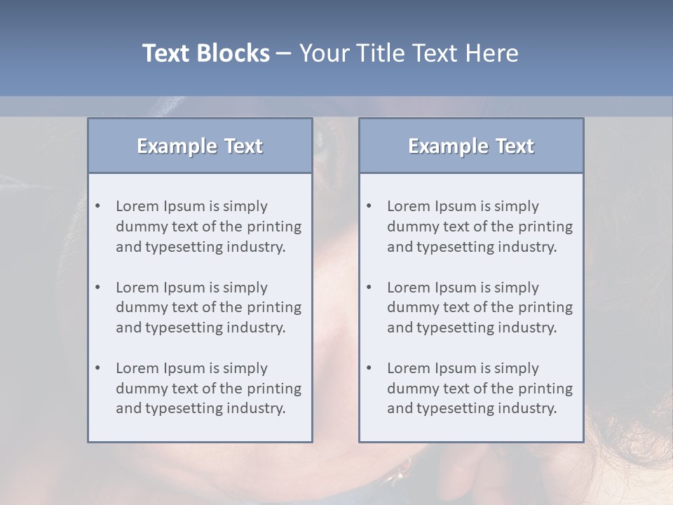 A Woman Is Smiling While Leaning Against A Wall PowerPoint Template