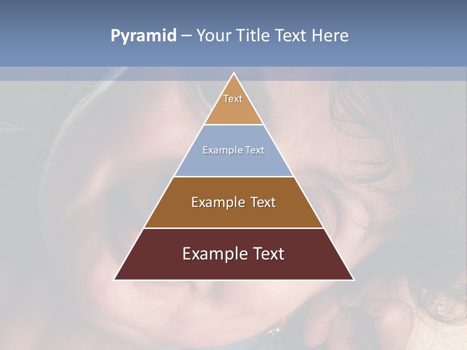 A Woman Is Smiling While Leaning Against A Wall PowerPoint Template