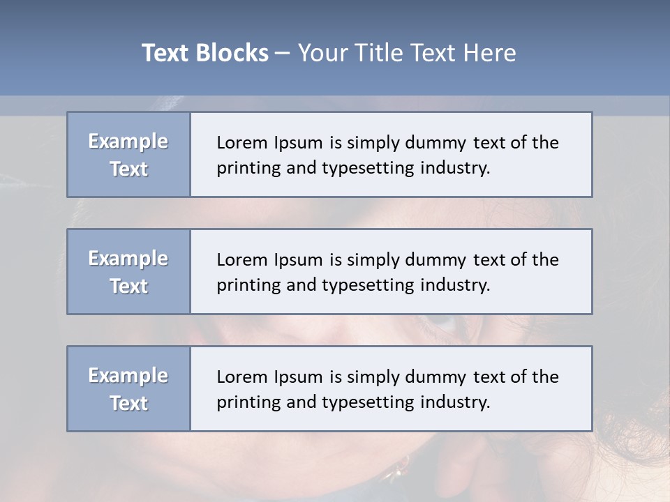 A Woman Is Smiling While Leaning Against A Wall PowerPoint Template