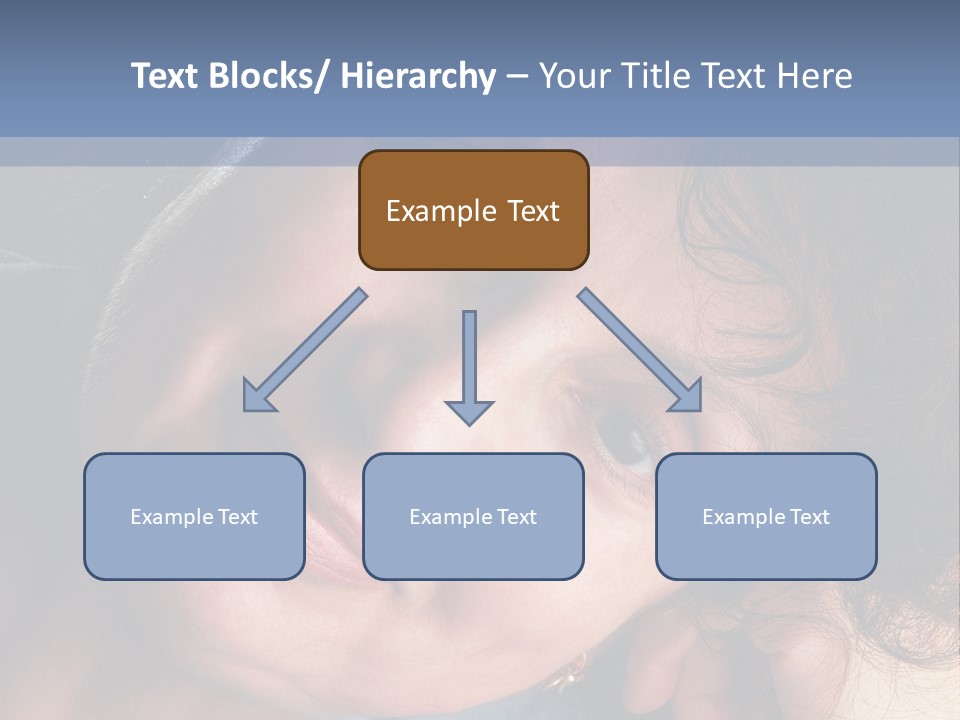 A Woman Is Smiling While Leaning Against A Wall PowerPoint Template