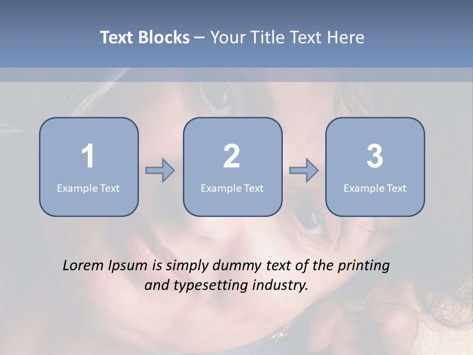 A Woman Is Smiling While Leaning Against A Wall PowerPoint Template