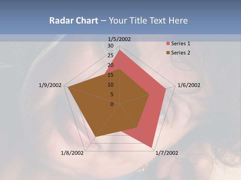 A Woman Is Smiling While Leaning Against A Wall PowerPoint Template