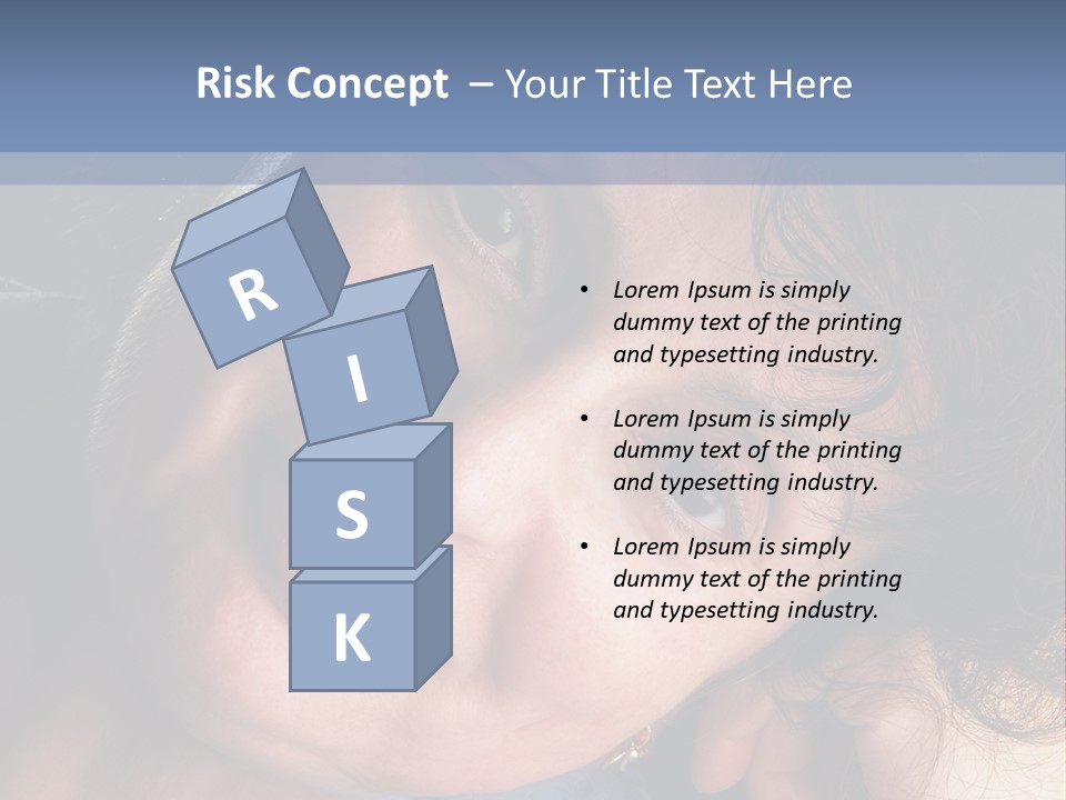 A Woman Is Smiling While Leaning Against A Wall PowerPoint Template