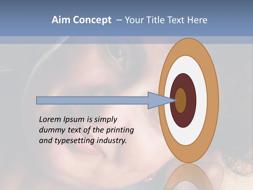 A Woman Is Smiling While Leaning Against A Wall PowerPoint Template