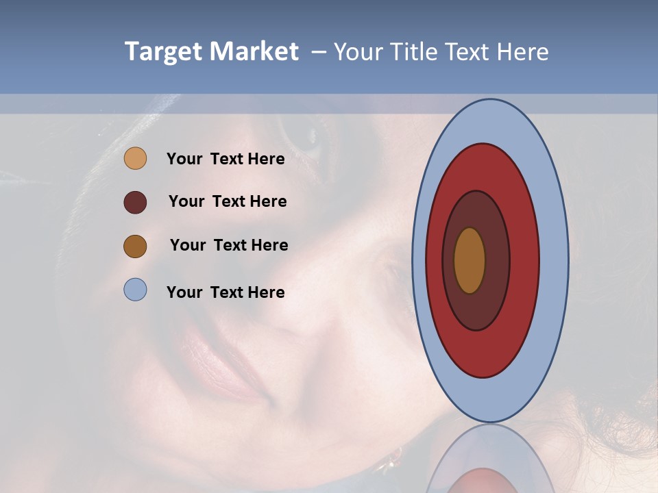 A Woman Is Smiling While Leaning Against A Wall PowerPoint Template