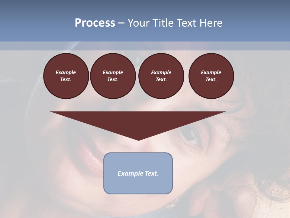 A Woman Is Smiling While Leaning Against A Wall PowerPoint Template