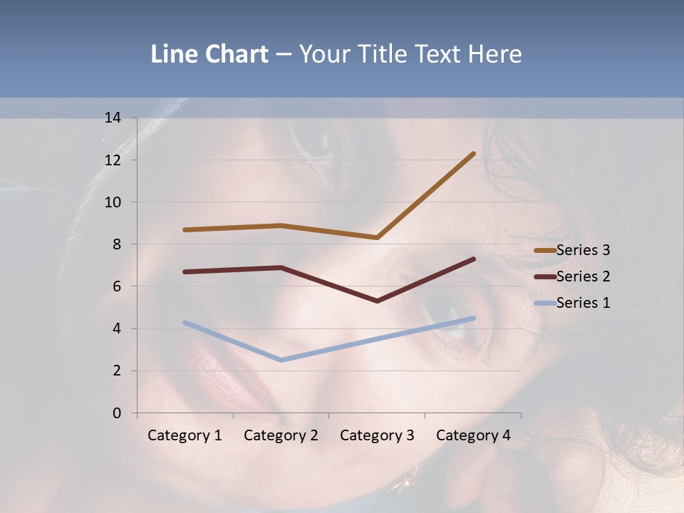 A Woman Is Smiling While Leaning Against A Wall PowerPoint Template