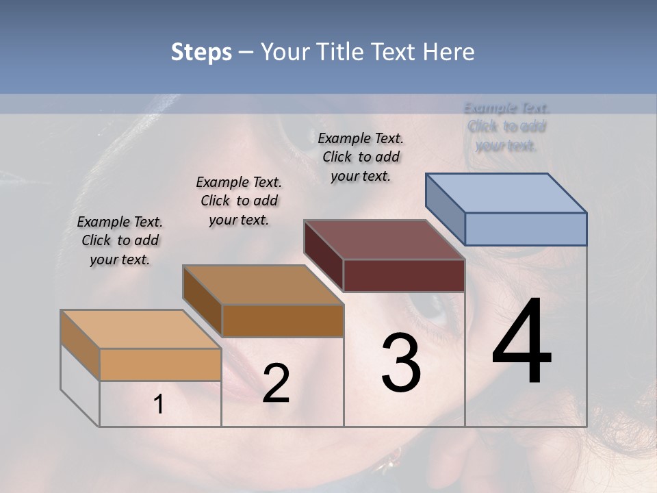 A Woman Is Smiling While Leaning Against A Wall PowerPoint Template