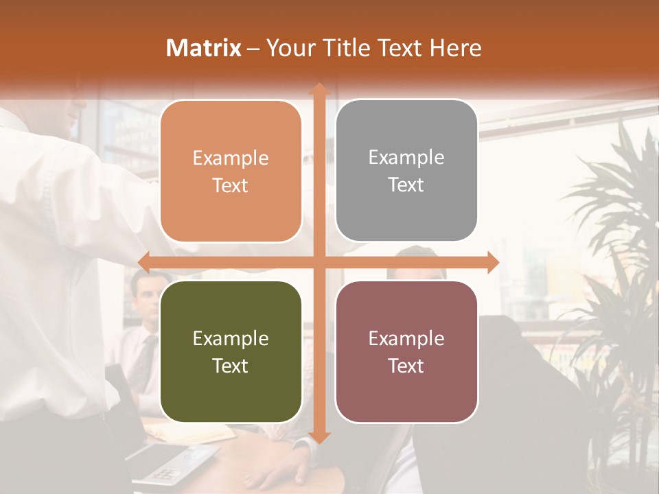 A Man Giving A Presentation To A Group Of People PowerPoint Template