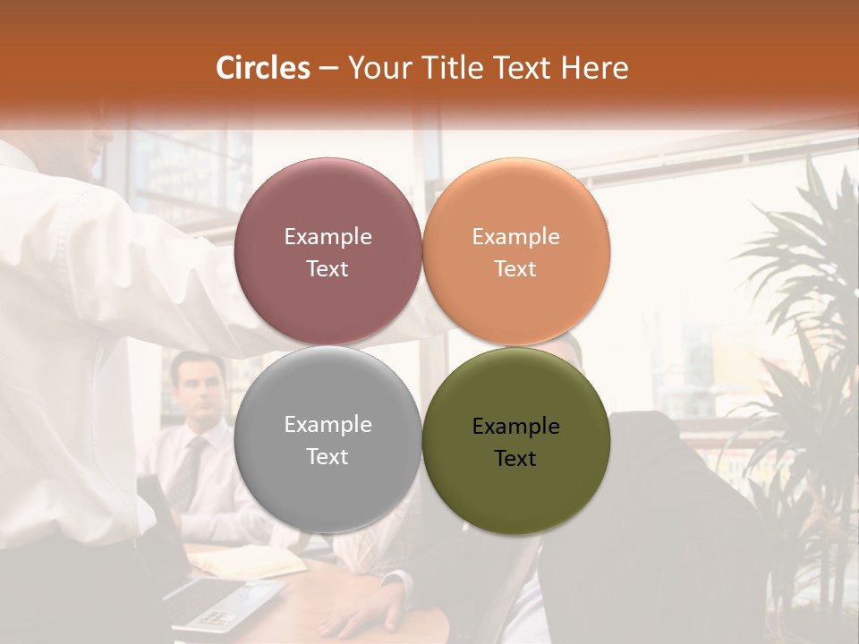 A Man Giving A Presentation To A Group Of People PowerPoint Template