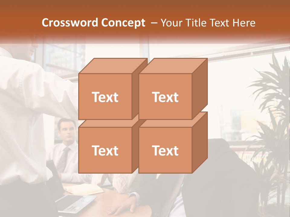 A Man Giving A Presentation To A Group Of People PowerPoint Template