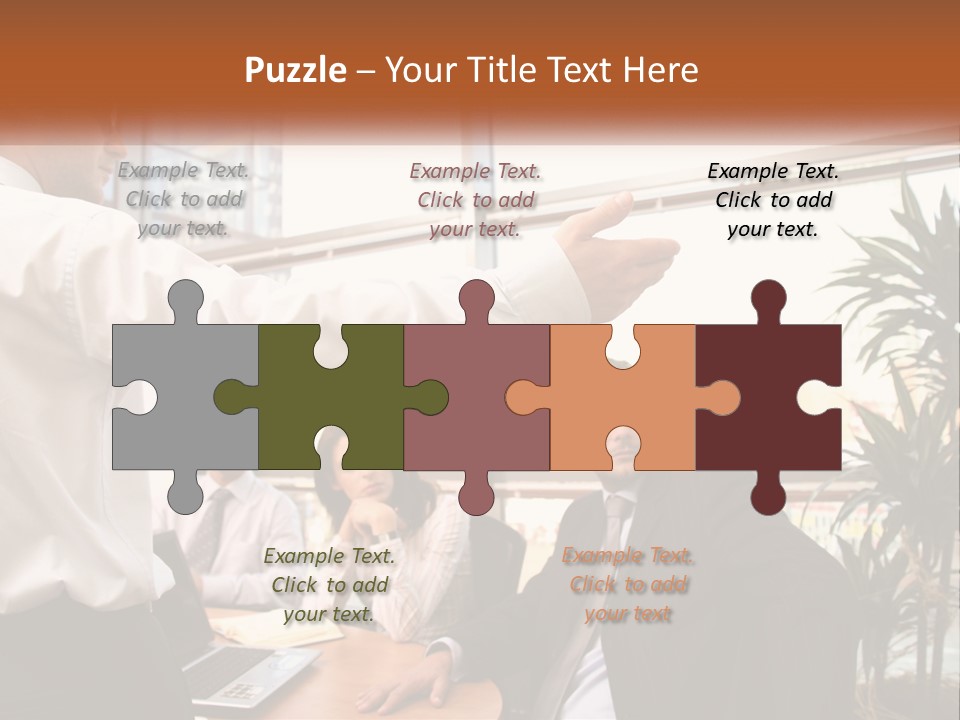 A Man Giving A Presentation To A Group Of People PowerPoint Template