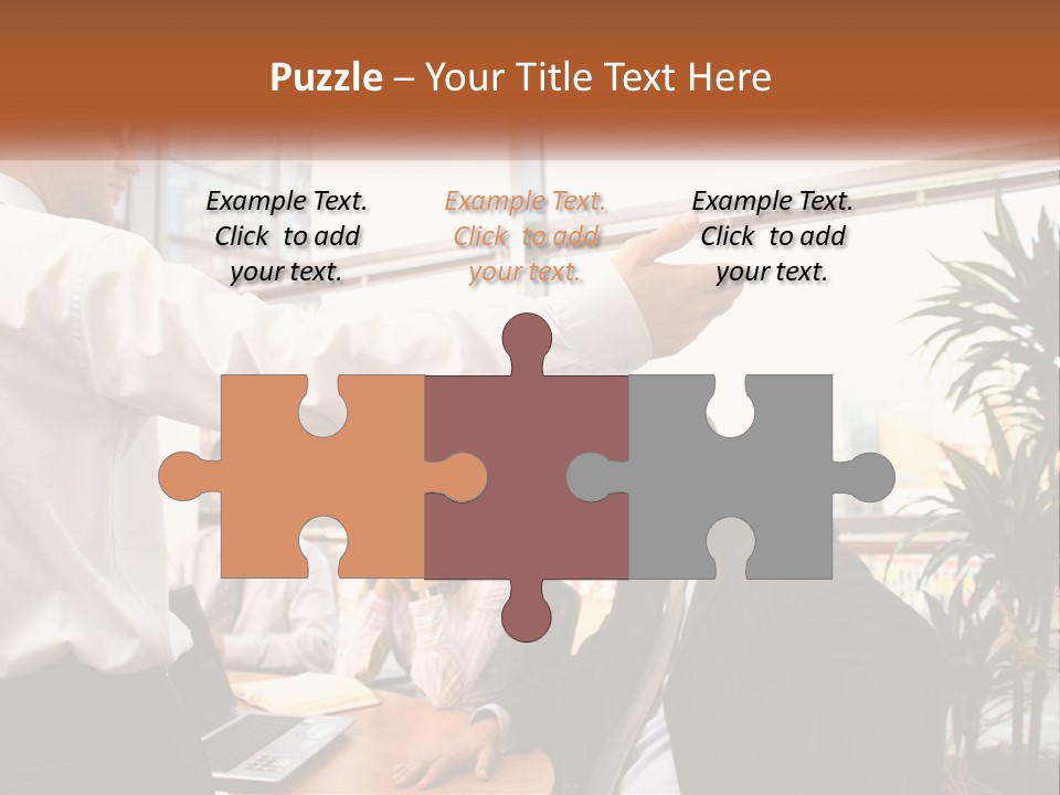 A Man Giving A Presentation To A Group Of People PowerPoint Template