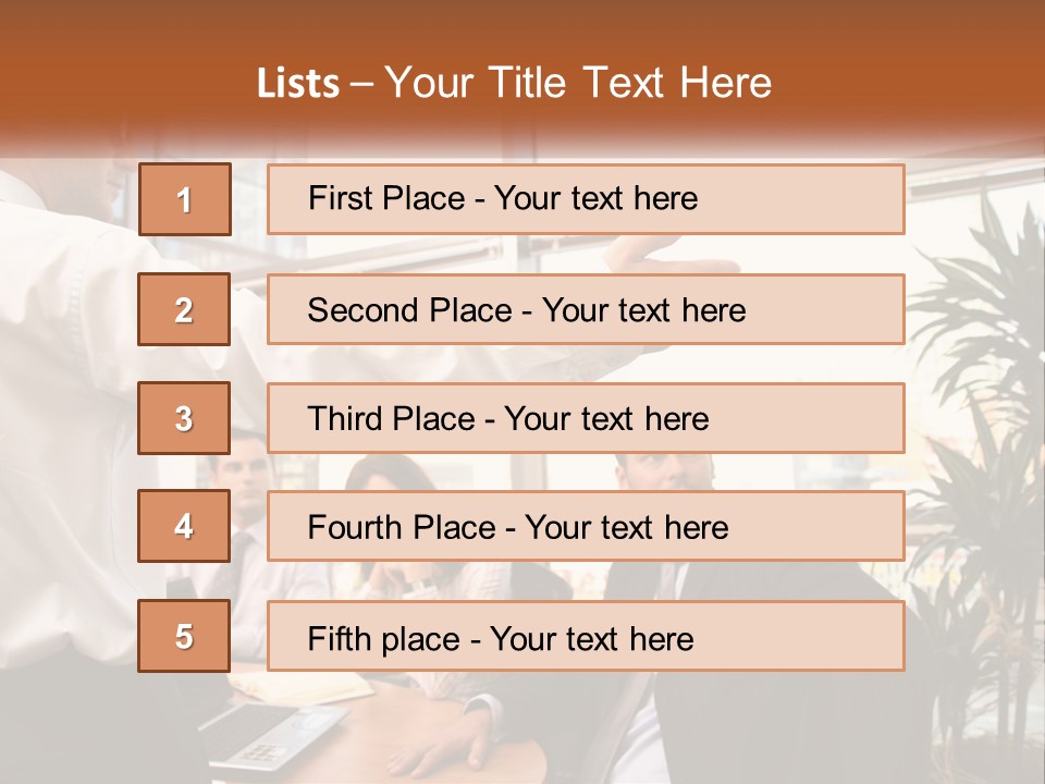 A Man Giving A Presentation To A Group Of People PowerPoint Template