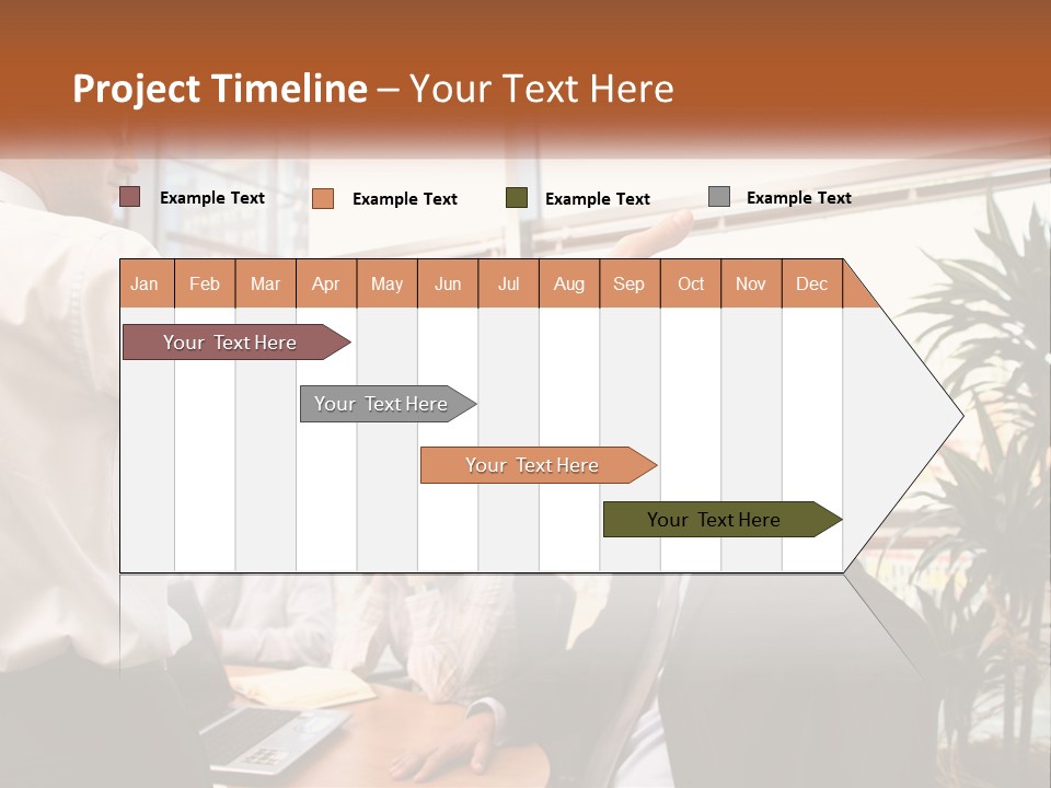 A Man Giving A Presentation To A Group Of People PowerPoint Template