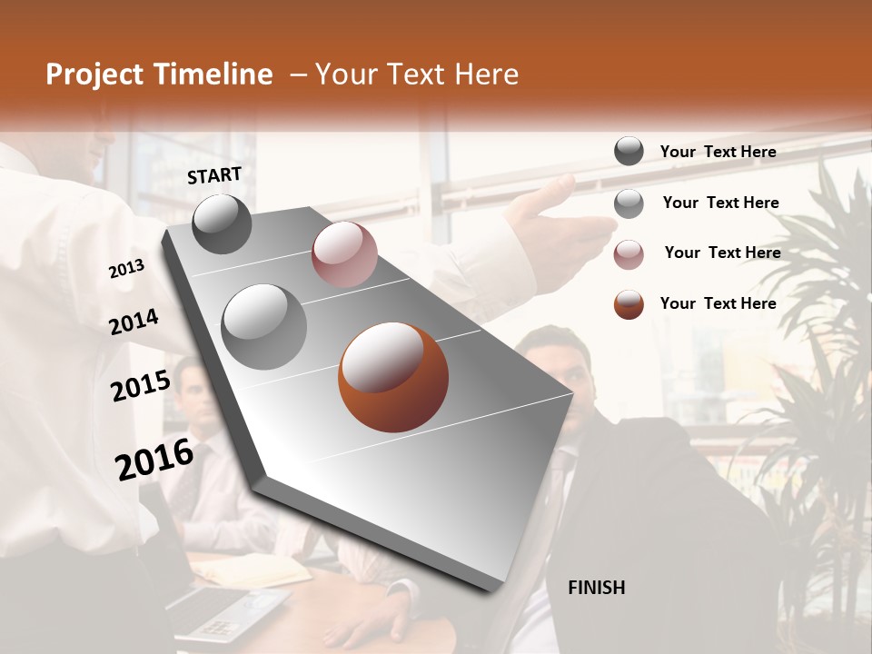 A Man Giving A Presentation To A Group Of People PowerPoint Template
