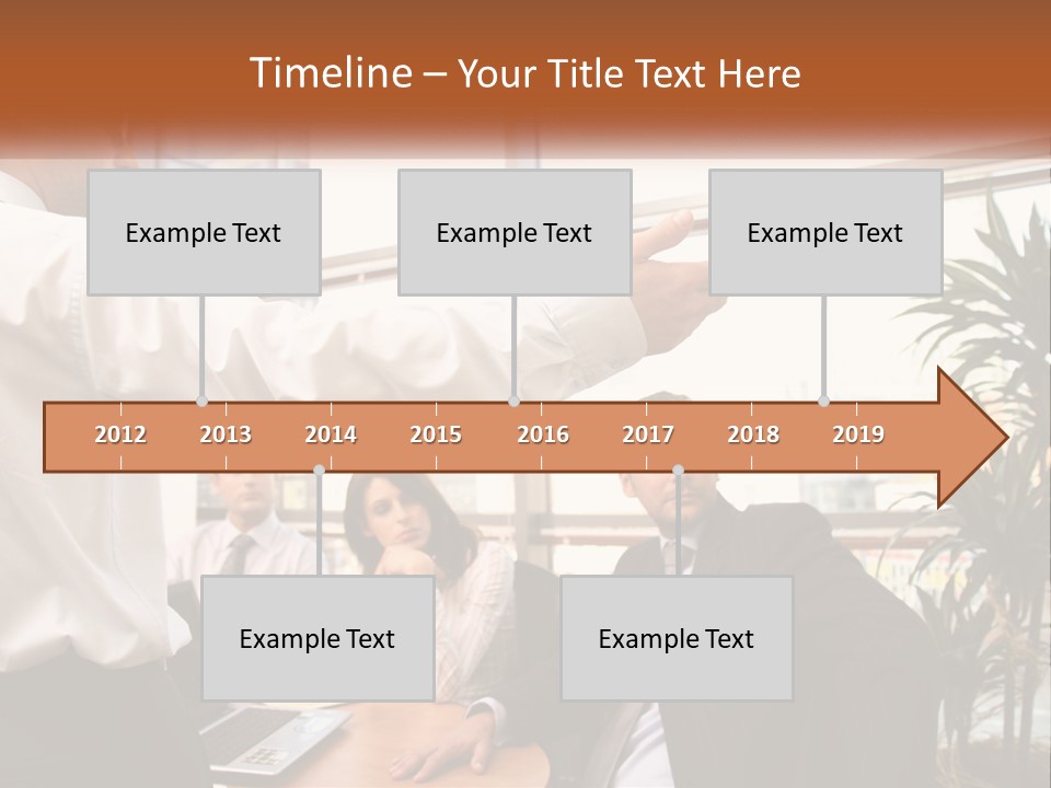 A Man Giving A Presentation To A Group Of People PowerPoint Template