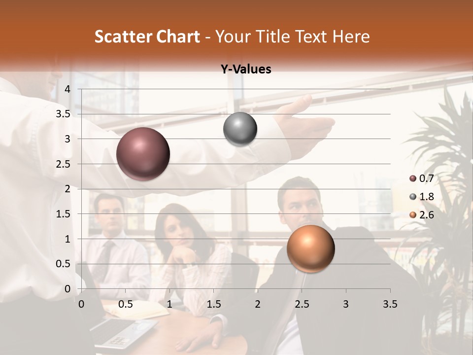 A Man Giving A Presentation To A Group Of People PowerPoint Template