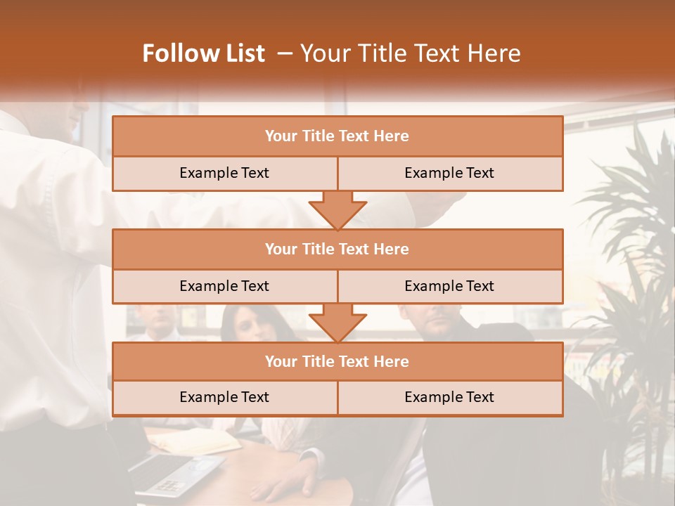 A Man Giving A Presentation To A Group Of People PowerPoint Template