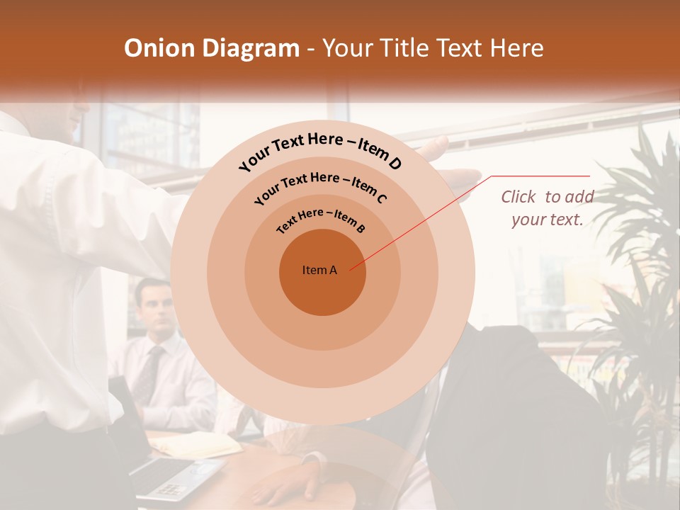 A Man Giving A Presentation To A Group Of People PowerPoint Template