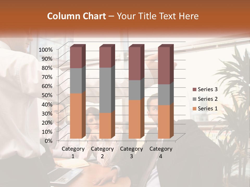 A Man Giving A Presentation To A Group Of People PowerPoint Template