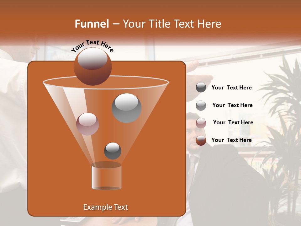 A Man Giving A Presentation To A Group Of People PowerPoint Template