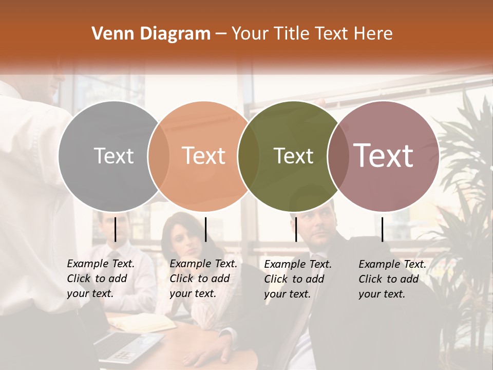 A Man Giving A Presentation To A Group Of People PowerPoint Template
