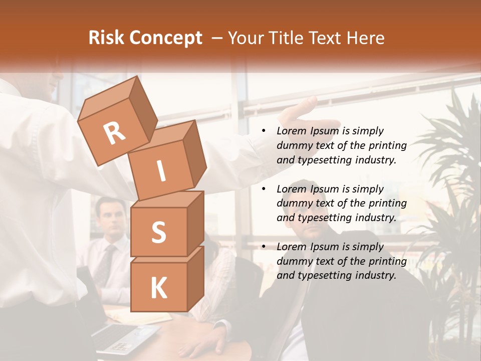 A Man Giving A Presentation To A Group Of People PowerPoint Template