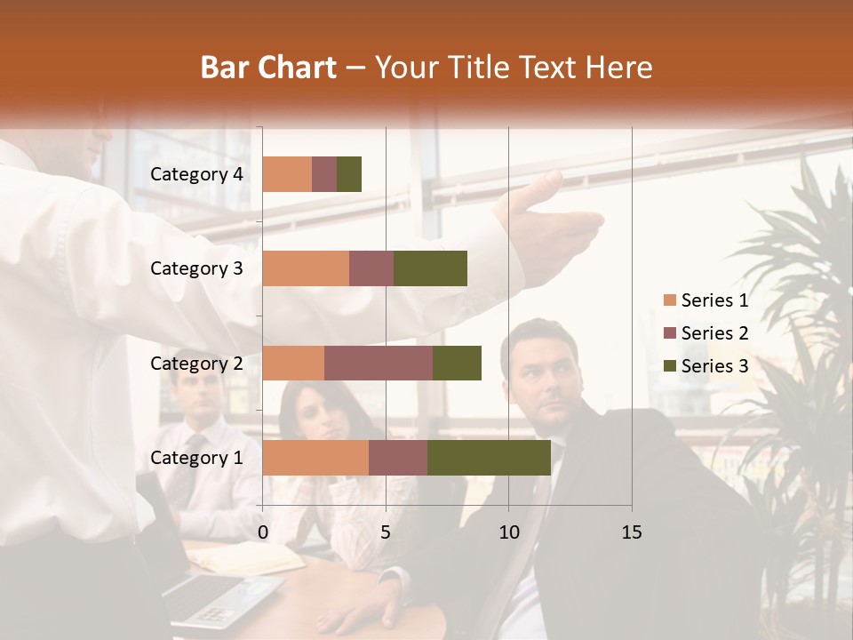 A Man Giving A Presentation To A Group Of People PowerPoint Template