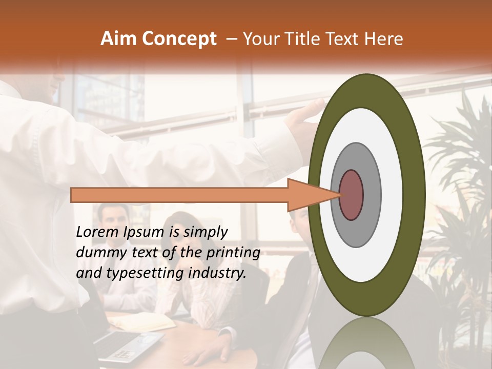 A Man Giving A Presentation To A Group Of People PowerPoint Template