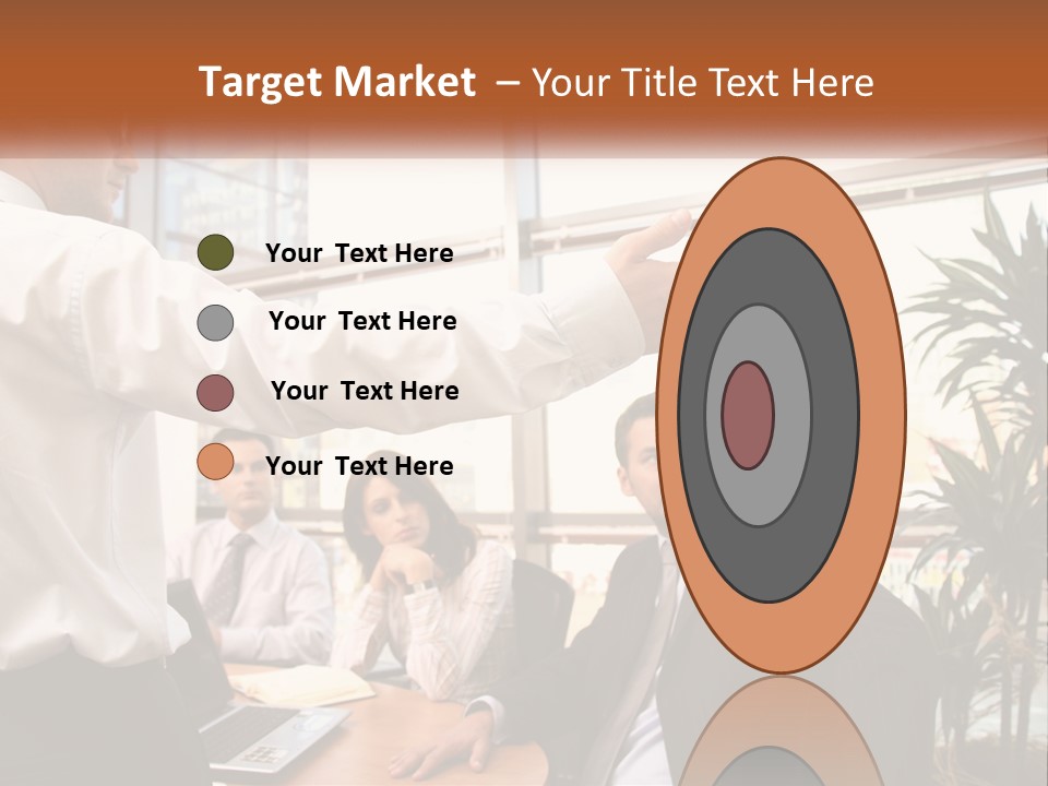 A Man Giving A Presentation To A Group Of People PowerPoint Template