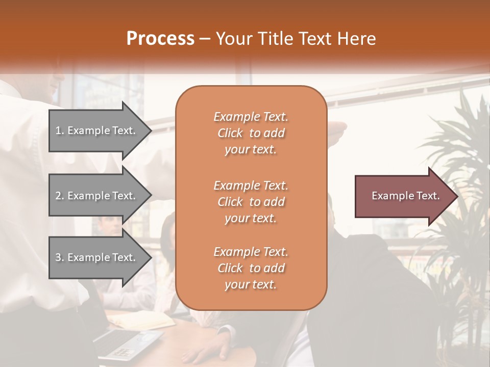 A Man Giving A Presentation To A Group Of People PowerPoint Template