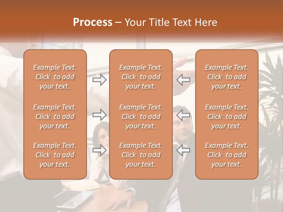 A Man Giving A Presentation To A Group Of People PowerPoint Template