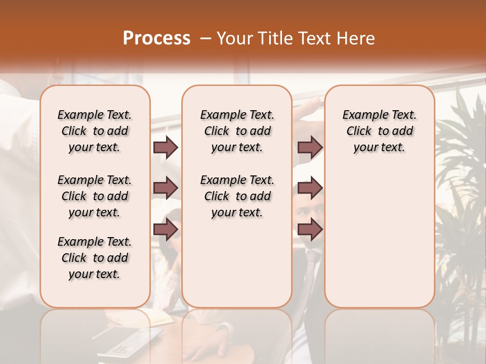 A Man Giving A Presentation To A Group Of People PowerPoint Template